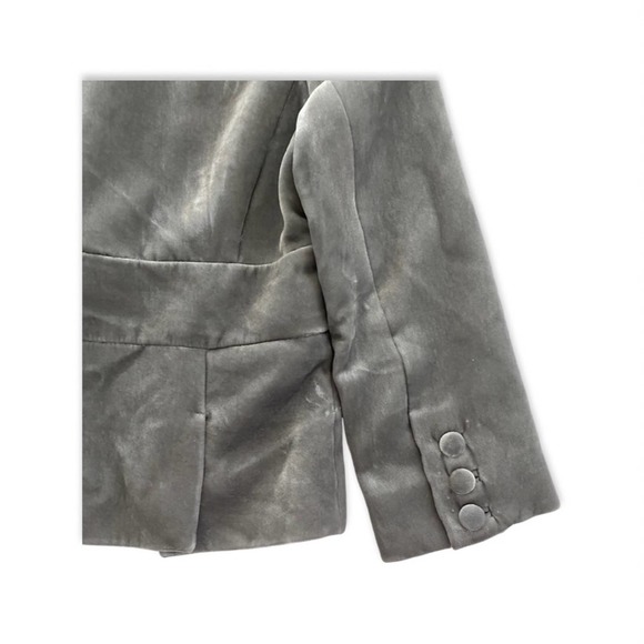 Abercrombie &Fitch Velvet Cropped Blazer - Picture 5 of 6